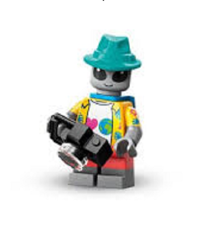 Lego Alien Tourist Minifigure Series 26 Space